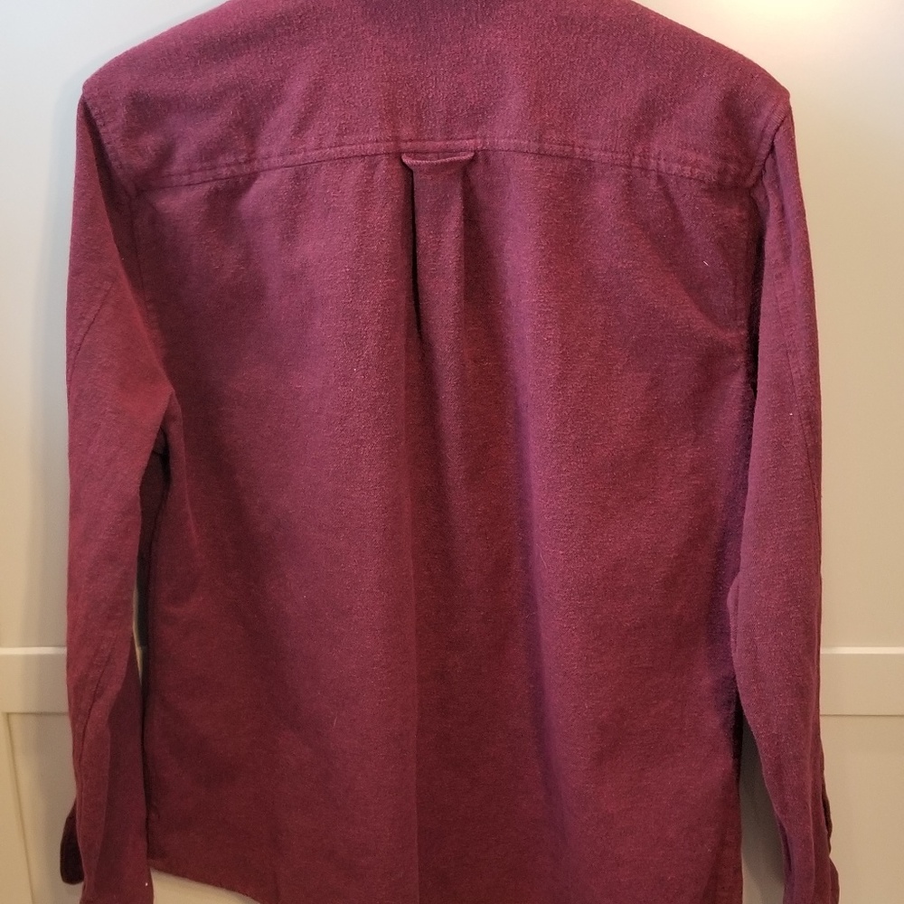 Men's XL BellField Maroon Flannel Shirt (XL) - Picture 3 of 3